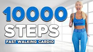 10000 STEPS Fast Walking For Weight Loss Calorie Killer Knee Friendly No Jumping