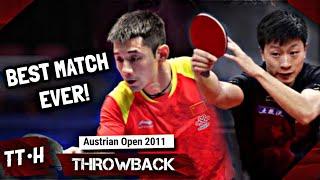 Ma Long vs. Zhang Jike THE BEST MATCH EVER Highlights |  Austrian Open 2011