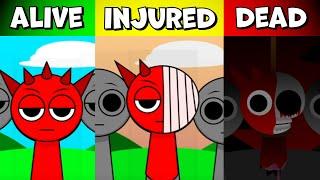 Incredibox Sprunki ALIVE Versions VS INJURED Versions VS DEAD Versions