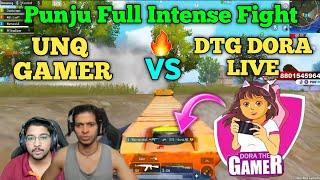 Unq gamer vs DTG Dora Liveintense Fight | Unq Gamer vs Girl Gamer| Unq Gamer Highlights