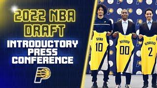 2022 NBA Draft Introductory Press Conference | Indiana Pacers