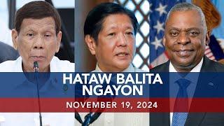 UNTV: Hataw Balita Ngayon |  November 19, 2024