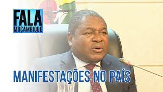 Presidente Nyusi solicita ajuda internacional para estabilização do país em meio as manifestações