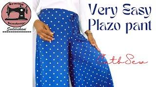 Palazzo pant  -Cut & Sew