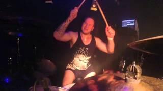 Aki Viitala - drum cam - Shot At Dawn - Battle Royale @ Sandnes (Nor) 2015