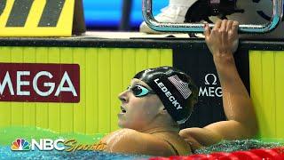 Katie Ledecky rebounds in 800m free while recovering from illness | NBC Sports