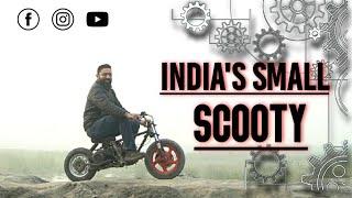 Ye Hindustan Ki Sabse Choti Scooty Banegi??  | Convert Into Mini Bike ️ | NCR Motorcycles |