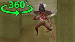 Demogorgon of the Stranger Things in The Backrooms - 360 VR ANIMATION | 360 BACKROOM