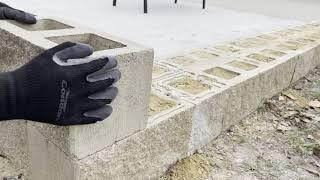 How To Build A Cinder Block Retaining Wall & Bench Seat