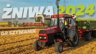   ŻNIWA 2024 U ​⁠@sylweksz141 ! BIZON I CLAAS NA JEDNYM POLU!  URSUS , 2X ZETOR , JOHNDEERE 