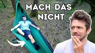 16 Fehler - Hängematten Camping