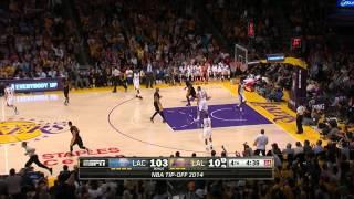 Jeremy Lin waves off Kobe Bryant and scores!