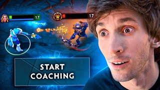 Dendi coaches 1000 MMR support, but he has better strats