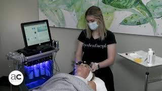 HydraFacial + Dermaplane Treatment Demo at AesthetiCare