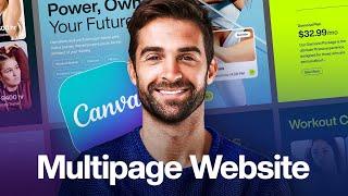 How To Create a Multi Page Canva Website | Complete Guide 2025