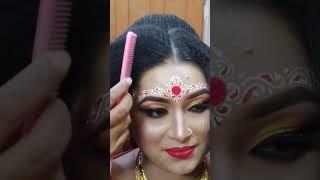 Bridal hairstyle#lali #shorts #viral #bridalmakeup