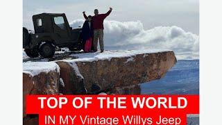 Top of The World in my Vintage Willys Jeep/ EJS 2024/ Moab, Utah