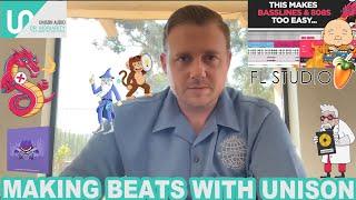 Unison Dr. Moriarity FL Studio Making a Beat using Ai Plug-ins Bass Dragon, Drum Monkey MIDI Wizard