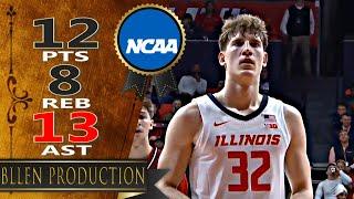 Kasparas Jakucionis ('06)－12 Pts Highlights｜SIU Edwardsville vs Illinois Fighting Illini｜2024.11.08