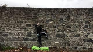 Climbing in Ireland...... Urban climbing at Mount Jerome Cemetery and Crematorium