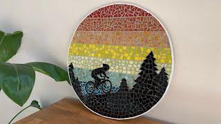 Making of a mosaic - Bike Ride