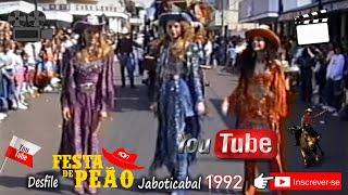 Desfile Festa Do Peão Jaboticabal 1992