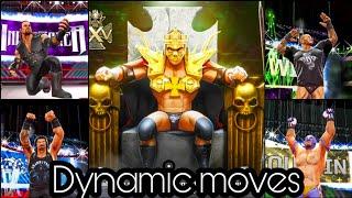 TOP 5 DYNAMIC MOVES IN WWE MAYHEM BY PRINXE GAMING