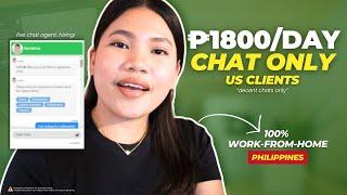 Get Paid 1,800Php per Day to Chat with U.S. Customers Online #teachermarieph #earnmoneyonline