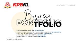 BUSINESS PORTFOLIO PRESENTATION [EFB 2113]