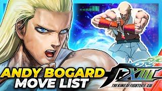 ANDY BOGARD MOVE LIST - The King of Fighters XIII (KOFXIII)