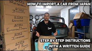 How to Import a Car From Japan