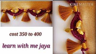 ಸೀರೆ ಕುಚ್ಚು#75.saree kuchu tutorial with English subtitle .learn with me jaya