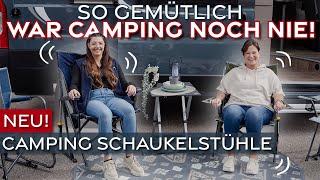 Glücklich Schaukeln: Entdeckt die Neuen Camping-Schaukelstühle!