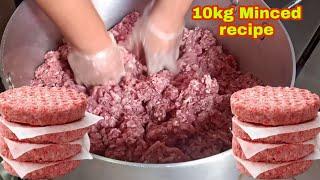 Beef burger patty recipe | Burger patties recipe restaurant style