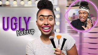 I Did My Make Up Horribly To See How My BEST FRIEND Would React!! *MUST WATCH*