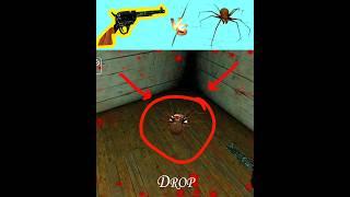 Revolver Attack on Spider #shortvideo # granny #gaming #grannylovestowashherhandsingrannychaptertwo