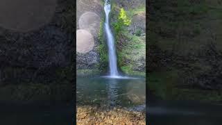 Waterfalls - Columbia River Gorge near Corbett, Oregon and Skamania, Washington.