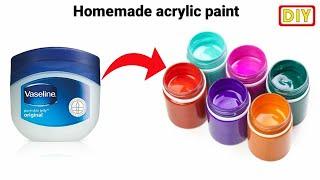 How to make Acrylic paint at home/Homemade Acrylic Paint Colour/homemade paint /Home made colour