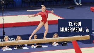 Jade Carey (USA) - Beam - Silver Medal  - Paris World Cup 2022