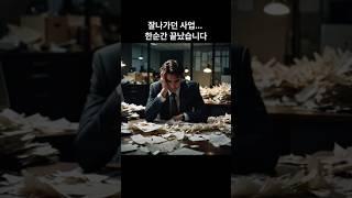 잘나가던 사업, 한순간에 끝났습니다