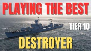 Playing The Best Tier 10 Destroyer in World of Warships WOWS