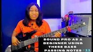 Start sounding pro as a beginner using these bass passing notes