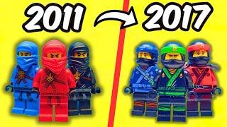 The Evolution of LEGO Ninjago Minifigures... (part 1)