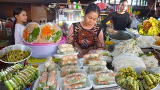 Fish Noodle Soup, Spring Rolls, Snacks, & More - Cambodian Routine Food & Lifestyle