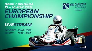 FIA Karting European Championship 2021 OK/Junior - Round 1 Genk Belgium