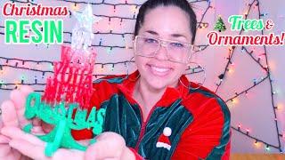 DIY CHRISTMAS ORNAMENTS!! RESIN TIPS & TRICKS!!