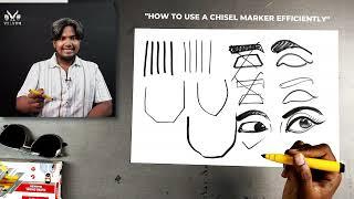 caricature drawing tips in tamil for beginners #velvomtutorials #artistsurendar