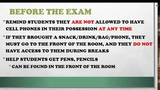 2018 AP Proctor Instructions