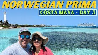 Norwegian Prima Caribbean Cruise: Costa Maya - Mahahual Lighthouse & Malecón (Day 3 VLOG)