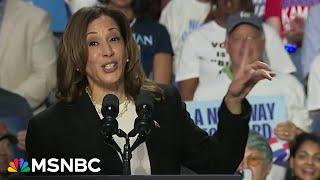 ‘We are the underdog’: VP Kamala Harris holds massive rally in battleground North Carolina